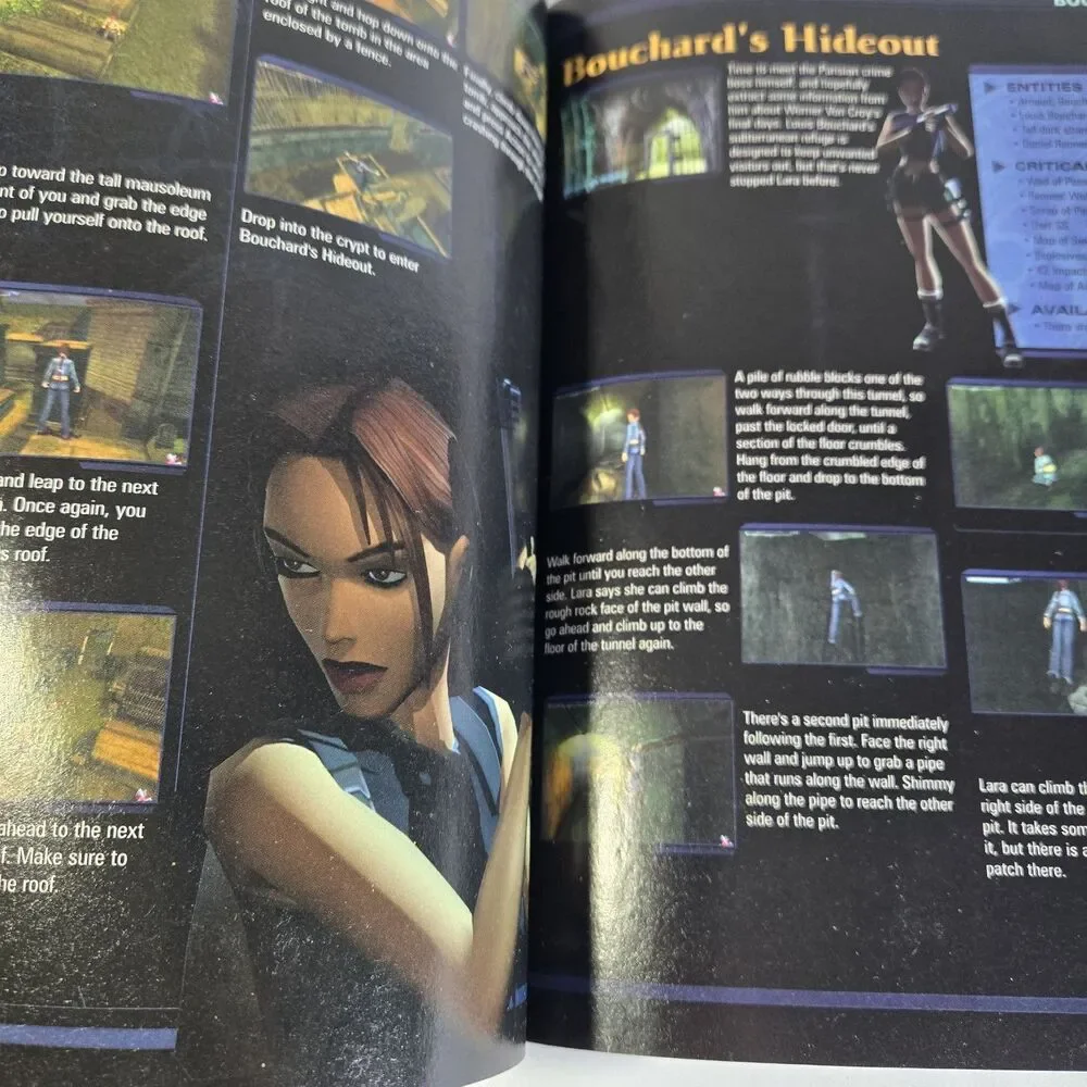 Tomb Raider: Angel of Darkness Prima Official Strategy Guide PS2 With Poster